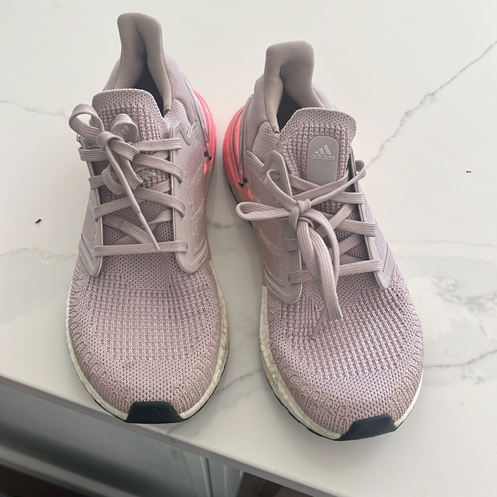 Mauve colored Adidas ultra boost size 8